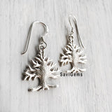 Blooming Tree Sterling Silver Earring
