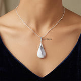 Merlinite Agate Sterling Silver Pendant