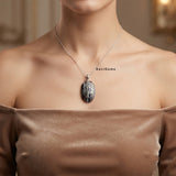 Sardonyx Tree Sterling Silver Pendant