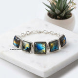 Labradorite Sterling Silver Bracelet
