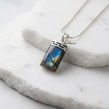 Labradorite Sterling Silver Pendant