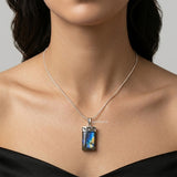 Labradorite Sterling Silver Pendant