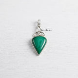 Malachite Sterling Silver Pendant