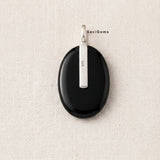Black Onyx Tree Sterling Silver Pendant