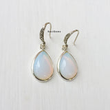 Opalite Teardrop Sterling Silver Earring