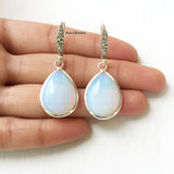 Opalite Teardrop Sterling Silver Earring