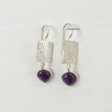 Amethyst 925 Sterling Silver Earring