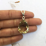 Smoky Quartz Sterling Silver Pendant