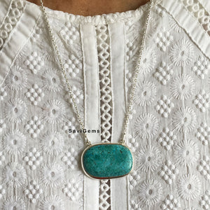 Turquoise Sterling Silver Necklace