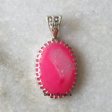 Druzy Sterling Silver Pendant