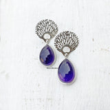 Amethyst Teardrop 925 Sterling Silver Earring