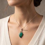 Malachite Sterling Silver Pendant