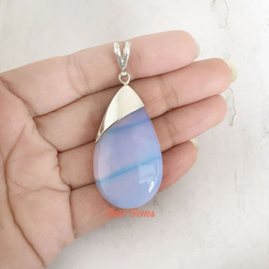 Opalite Sterling Silver Pendant