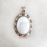 Mother of Pearl Sterling Silver Pendant