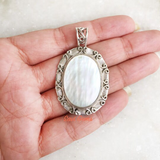 Mother of Pearl Sterling Silver Pendant