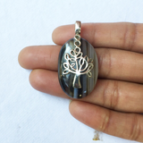 Gemstone Tree of Life Sterling Silver Pendant