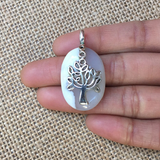 Gemstone Tree of Life Sterling Silver Pendant