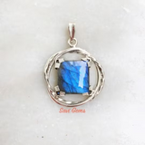 Labradorite 925 Sterling Silver Pendant