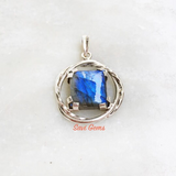 Labradorite 925 Sterling Silver Pendant