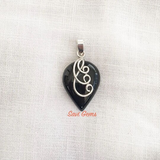 Black Onyx Sterling Silver Pendant