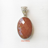 Golden Sunstone 925 Sterling Silver Pendant