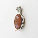 Golden Sunstone 925 Sterling Silver Pendant