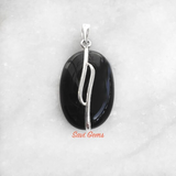 Black Onyx 925 Sterling Silver Pendant