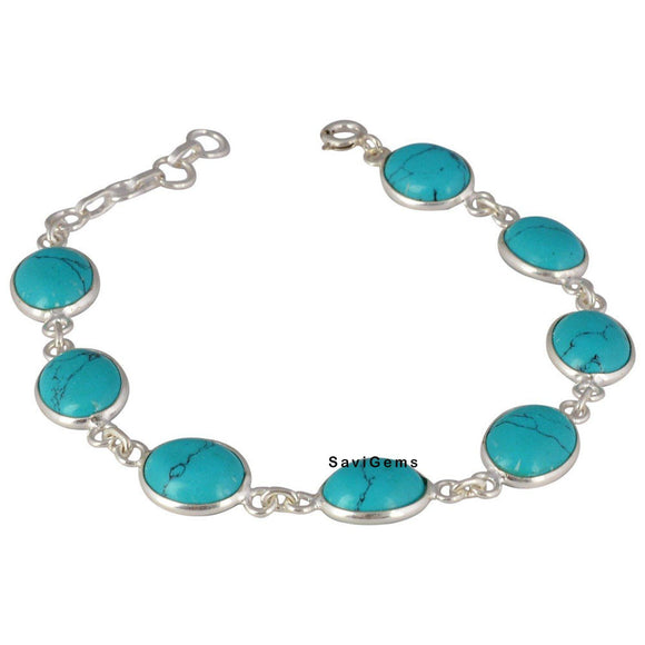 Turquoise Sterling Silver Bracelet