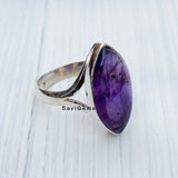 Amethyst Marquise 925 Sterling Silver Ring