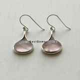 Rose Quartz Sterling Silver Earring