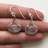 Rose Quartz Sterling Silver Earring