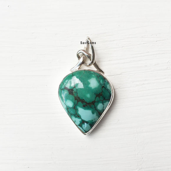 Turquoise Sterling Silver Pendant