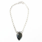 Labradorite Silver Necklace