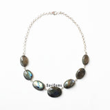 Labradorite Sterling Silver Necklace