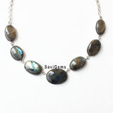 Labradorite Sterling Silver Necklace