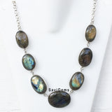 Labradorite Sterling Silver Necklace