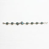 Labradorite Oval Sterling Silver Bracelet