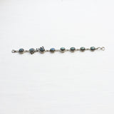 Labradorite Oval Sterling Silver Bracelet