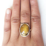 Tiger's Eye Sterling Silver Ring