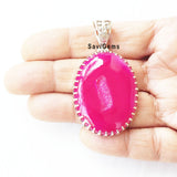 Druzy Sterling Silver Pendant