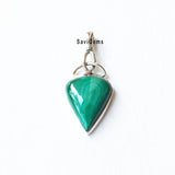 Malachite Sterling Silver Pendant