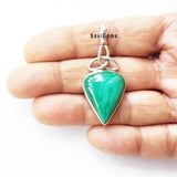 Malachite Sterling Silver Pendant