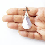 Merlinite Agate Sterling Silver Pendant
