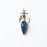 Labradorite Sterling Silver Pendant