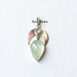 Prehnite Sterling Silver Pendant