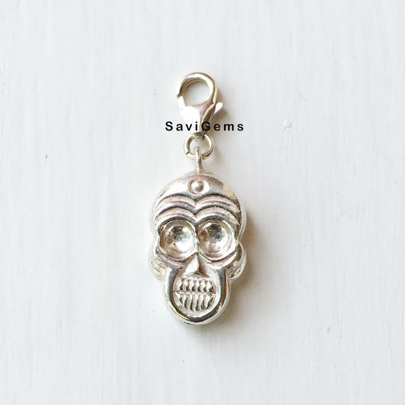 Skull Sterling Silver Charm
