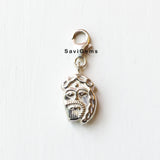 Red Indian Sterling Silver Charm