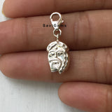 Red Indian Sterling Silver Charm