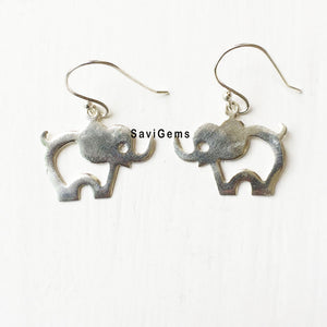 Elephant Sterling Silver Earring