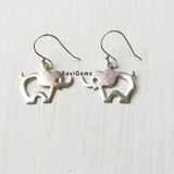 Elephant Sterling Silver Earring